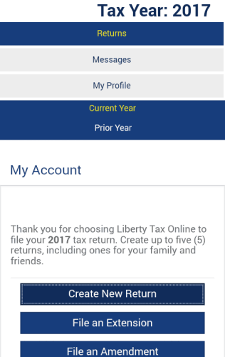 Liberty Tax Mobile Version