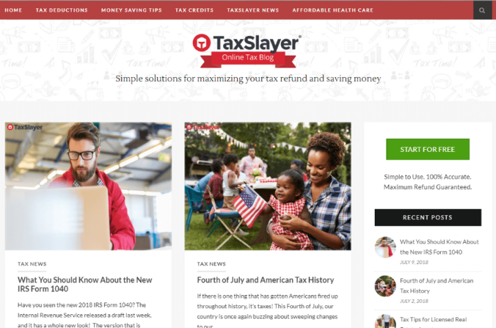 TaxSlayer's Blog