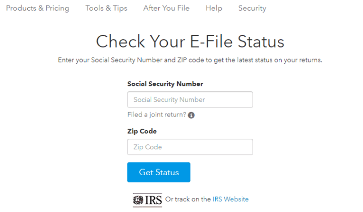 E-File Tracking by TurboTax
